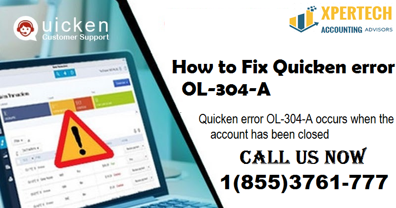 How to fix Quicken error OL-304-A