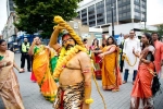 bonalu festival, bonalu festivities in London, over 800 nris participate in bonalu festivities in london organized by telangana community, Handloom