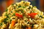 brown pulao dish, brown pulao recipe, healthy brown rice pulao recipe, Brown rice pulao