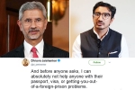 foreign minister Subrahmanyam jaishankar, minister of external affairs, new foreign minister s son dhruva jaishankar says he can t help with passport woes in cheeky tweet, Dhruva