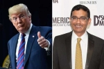 Dinesh D'Souza, Indian American, trump pardons indian american conservative commentator dinesh d souza, Hilary clinton