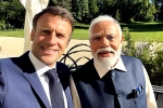 Emmanuel Macron, Emmanuel Macron and Narendra Modi, france and indian prime ministers share their friendship on social media, Indian navy