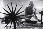 Mahatma Gandhi spinning wheel, Mahatma Gandhi, gandhi s letter on spinning wheel may fetch 5k, Gandhi spinning wheel letter auction