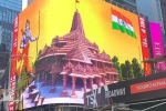 Indian Americans, Times Square, why is a giant lord ram deity appearing on times square and why is it controversial, Indian diaspora