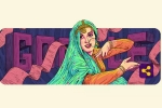 google doodle, 86th birth anniversary, google celebrates madhubala s 86th birth anniversary, Marilyn monroe