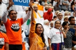 Indian Americans, howdy modi event in houston, in pictures narendra modi indian americans at howdy modi, Indian flag