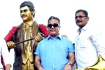 Kamal Haasan. Kamal Haasan in Vijayawada, Krishna-Mahesh Babu fans, kamal haasan unveiled statue of superstar krishna, Happiness