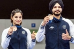 Manu Bhaker breaking, Manu Bhaker latest, manu bhaker makes olympics history for india with second bronze, Sindhu