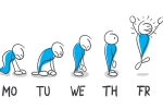 stress, work, kick off your monday blues, Happy days