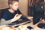 children, study, more internet time soars junk food request by kids study, Autism