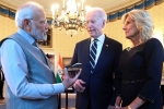 Narendra Modi gift, Narendra Modi diamond gift, narendra modi gifts 75 carat diamond to jill biden, Usa tour