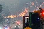 Los Angeles Wildfire, Los Angeles Wildfire pictures, new wildfire erupts near los angeles, Fighter