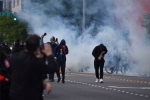 george floyd, tear gas, trump to stop protests with tear gas on the white house protestors, Minneapolis