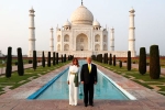 Melania Trump, Melania Trump, president trump and the first lady s visit to taj mahal in agra, World heritage