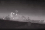 Cesar Kunikov breaking, Cesar Kunikov attacked, ukraine drone damages russian landing ship, Russia