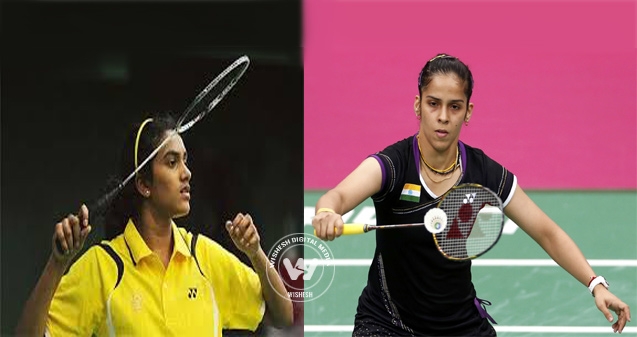 Saina, Sindhu battle it out at IBL},{Saina, Sindhu battle it out at IBL