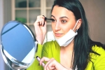 makeup, brows, how to wear makeup with a facemask, Skin care