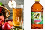 preschool kids given pine Sol, Pine Sol, preschoolers served with cleaning liquid to drink instead of apple juice, School children