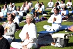 international yoga day, international yoga day 2018 logo, yoga day celebrations begin across the globe, International yoga