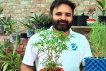 nitin lalit, karnal municipal corporation, young nri entrepreneur returns to his native place with an intent to save water in gardening, Save water